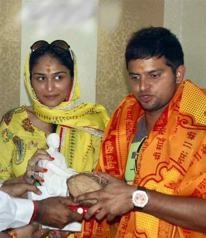 Suresh Raina With Poorna Patel