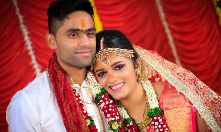 Suryakumar Yadav With His Wife