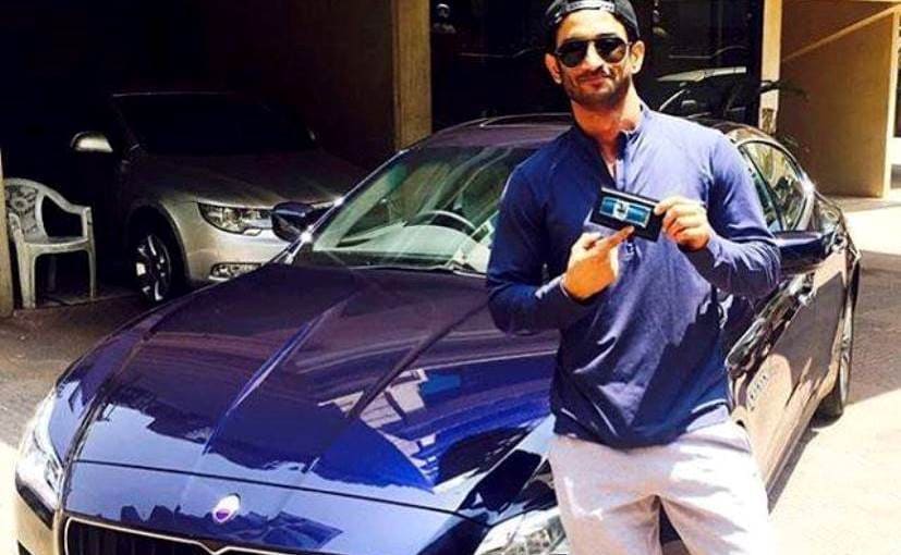 Sushant Singh With His Car