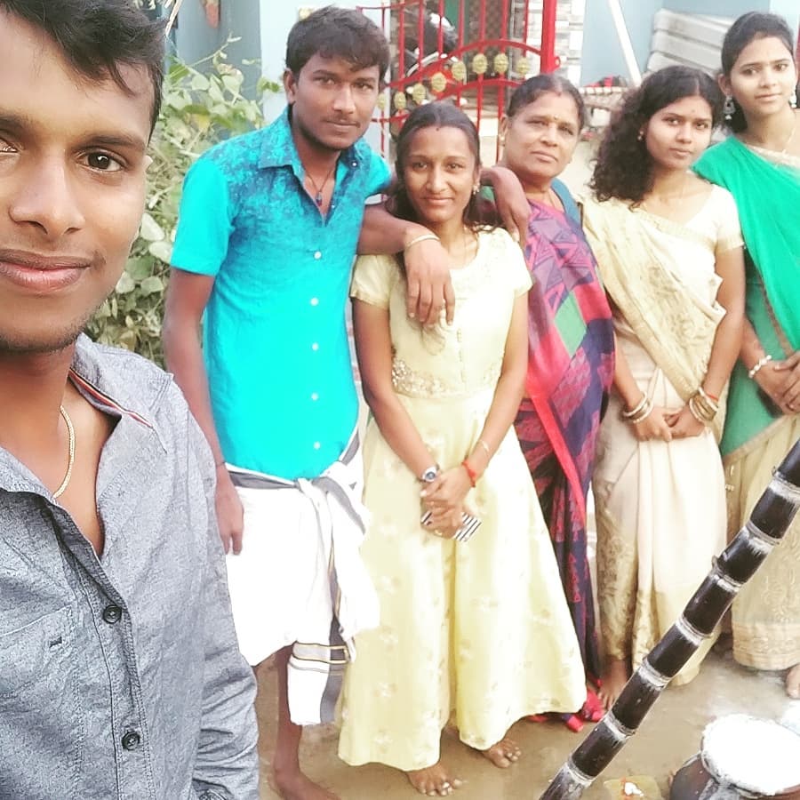 T Natarajan With His Family