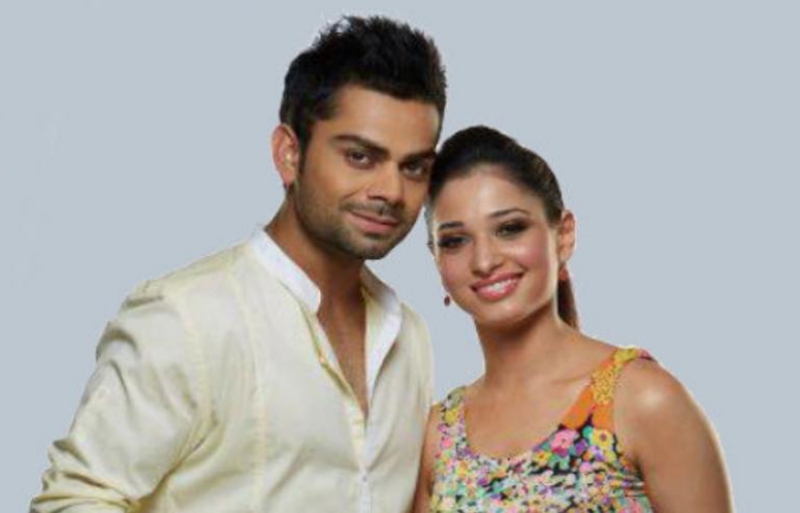 Virat Kohli With Tamannaah Bhatia