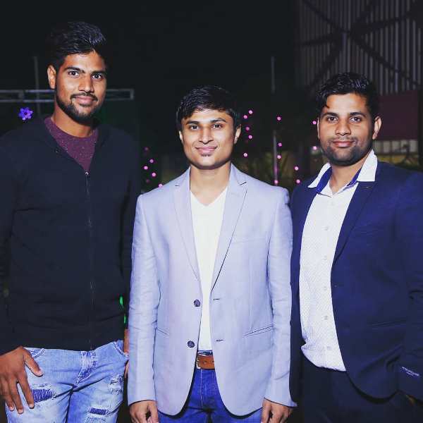 Lalit Yadav With His Brothers