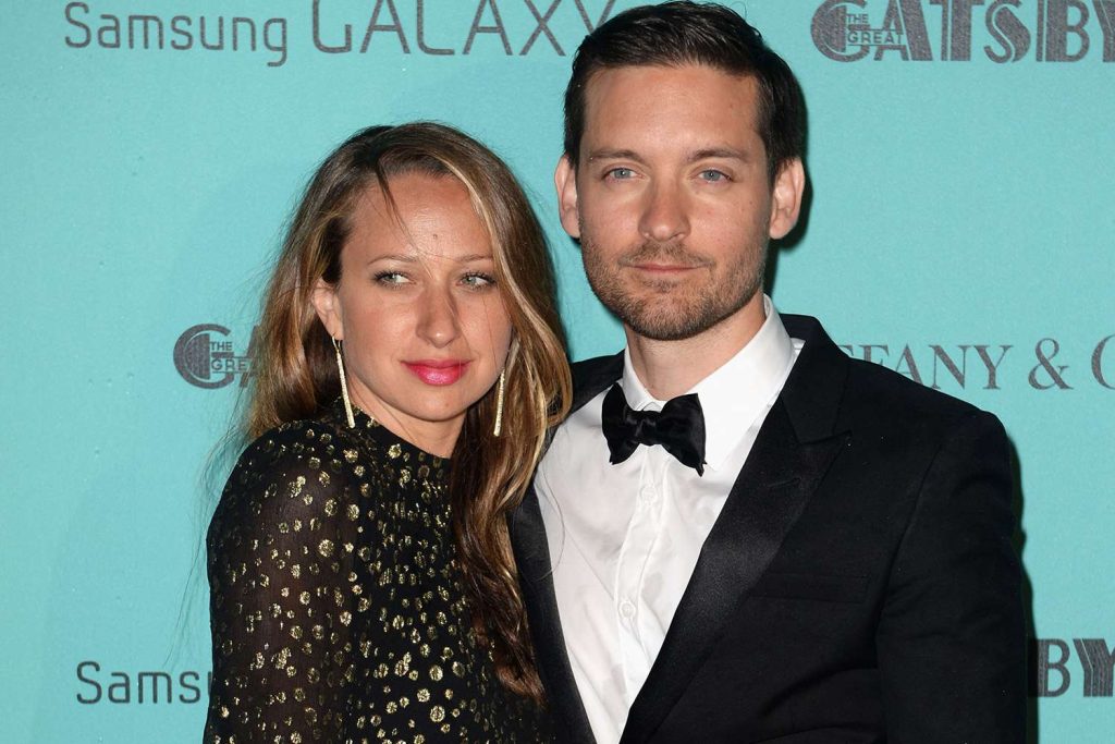 Tobey Maguire With Jennifer Meyer