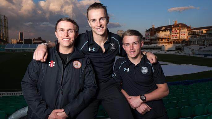 Tom Curran With His Brother 