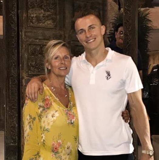 Tom Curran With His Mother 