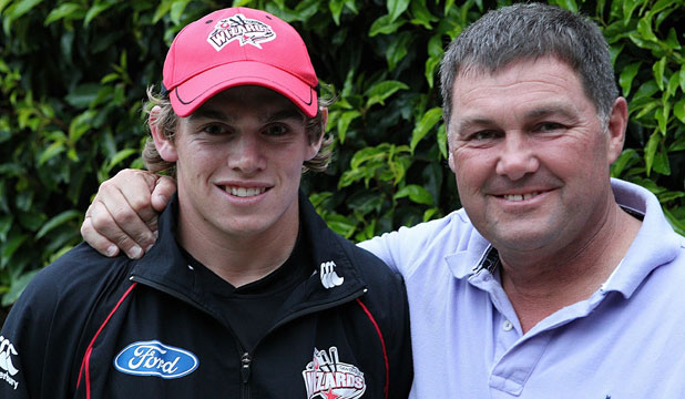 Tom Latham With His Father