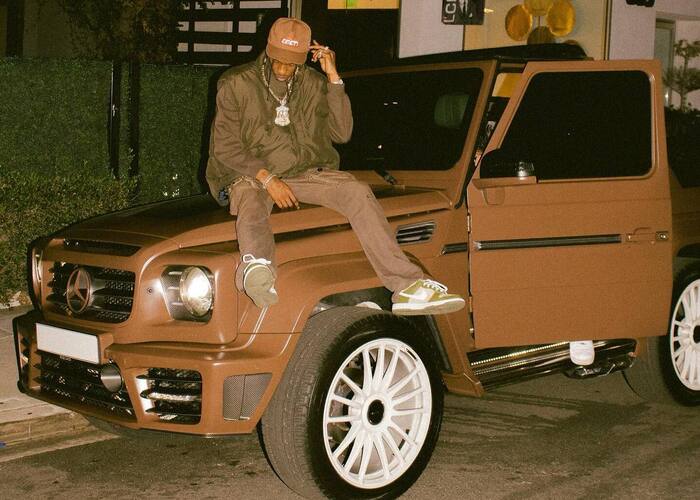 Travis Scott With His Car