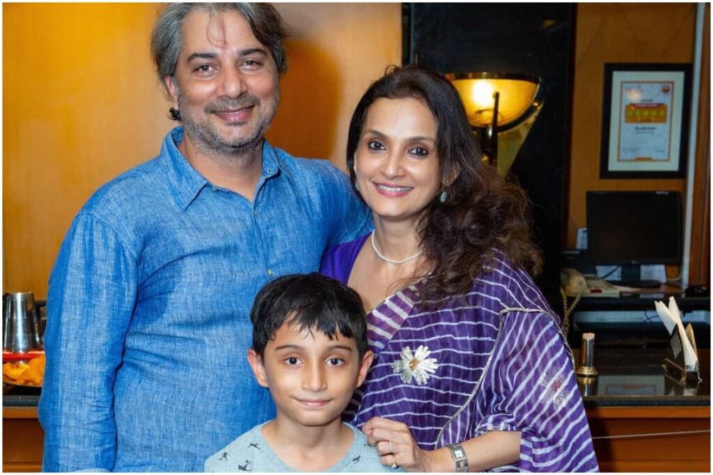 Varun Badola With His Son