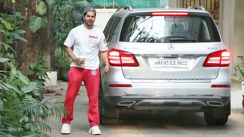 Varun Dhawan With His Car