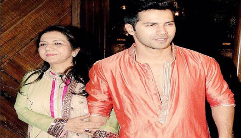 Varun Dhawan With His Mother