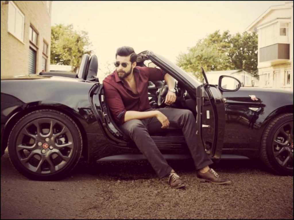 Varun Tej With His Car