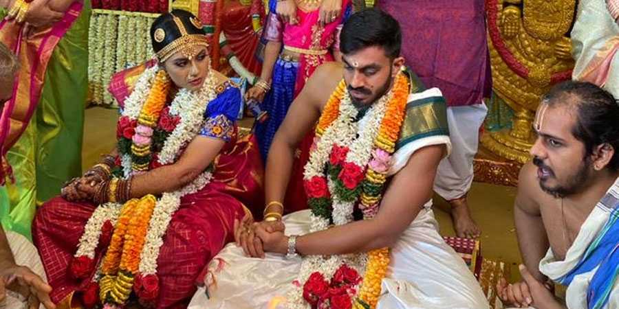 Vijay Shankar With Vaishali Visweswaran