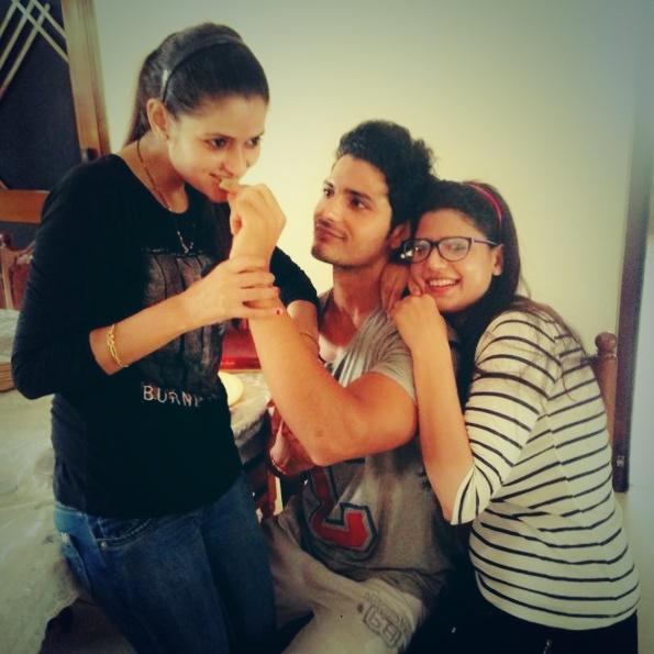 Vin Rana With His Sister