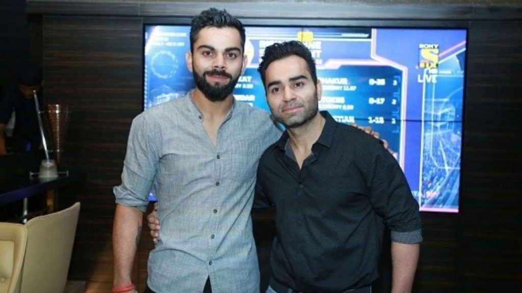 Virat Kohli With His Brother