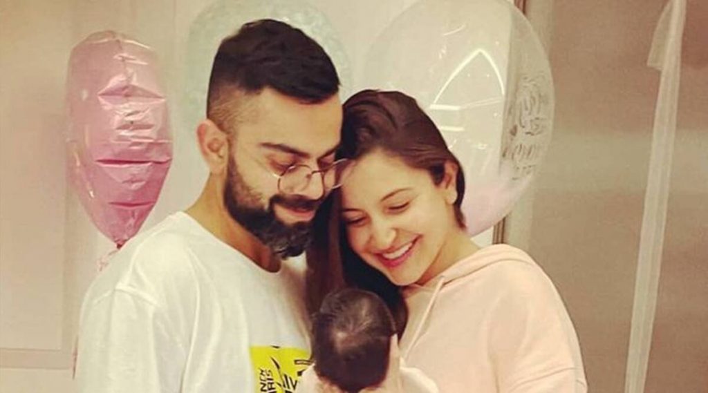 Virat Kohli With Vamika