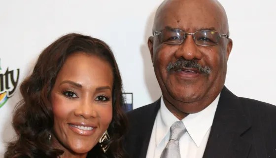 Vivica A. Fox With Her Father