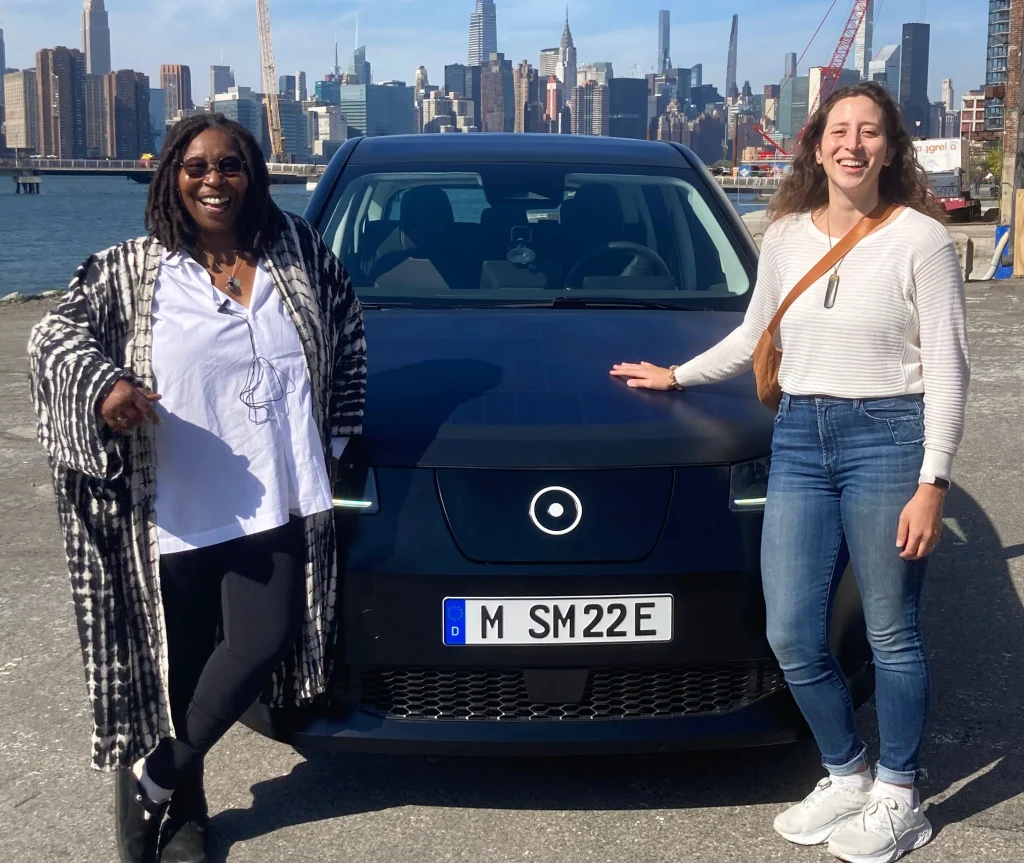 Whoopi Goldberg With Her Car