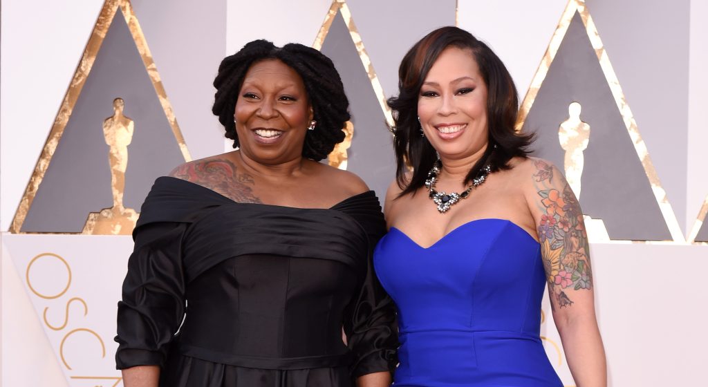 Whoopi Goldberg With Her Daughter