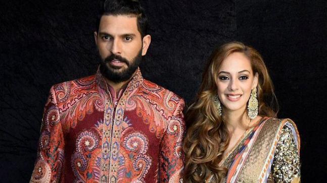 Yuvraj Singh With Hazel Keech