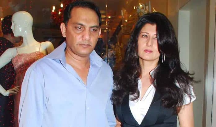 Mohammad Azharuddin With Sangeeta Bijlani