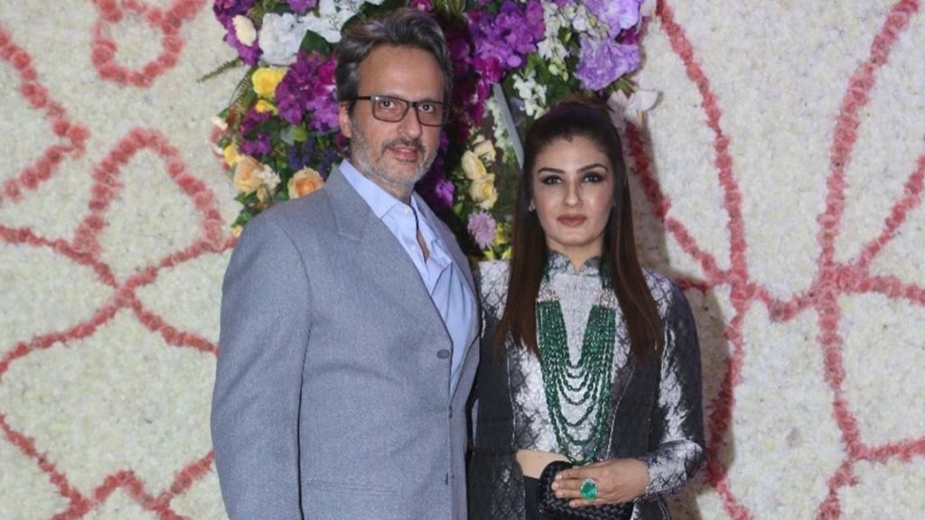 Raveena Tandon With Anil Thadani 