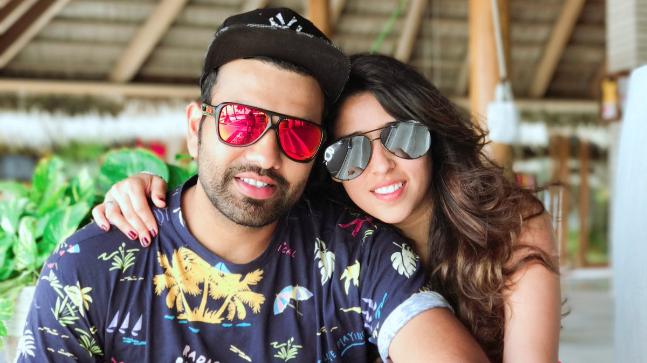 Rohit Sharma With His Wife