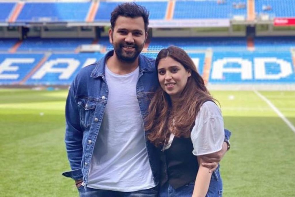 rohit sharma with WIfe